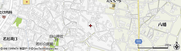 石川県小松市若杉町ヌ乙周辺の地図