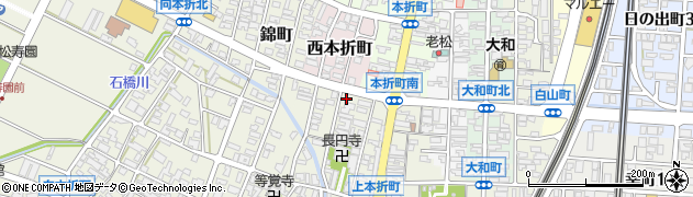 石川県小松市上本折町277周辺の地図
