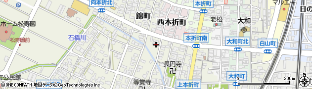 石川県小松市上本折町253周辺の地図
