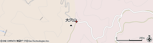 田ノ入峠周辺の地図