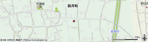 栃木県栃木市新井町240周辺の地図