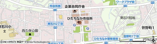 茨城県ひたちなか市周辺の地図
