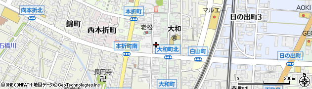石川県小松市旭町周辺の地図