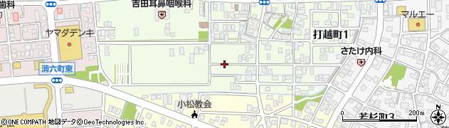 石川県小松市打越町あ周辺の地図