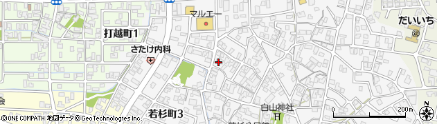 石川県小松市若杉町（ナ）周辺の地図