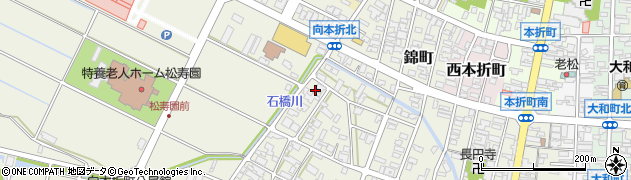 石川県小松市向本折町未43周辺の地図