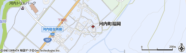 石川県白山市河内町福岡（昃）周辺の地図
