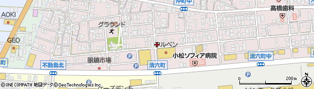 石川県小松市沖町タ周辺の地図