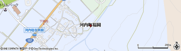 石川県白山市河内町福岡周辺の地図