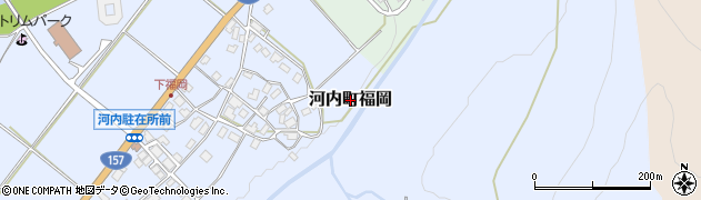 石川県白山市河内町福岡周辺の地図