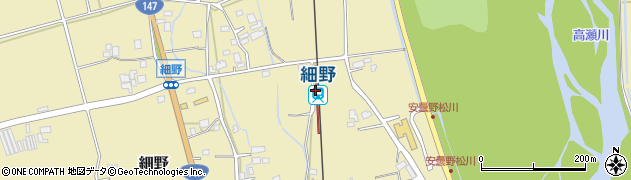 細野駅周辺の地図