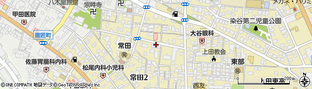 クリーニングハウスみつみ　常田店周辺の地図