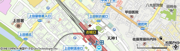 千年の宴 上田お城口駅前店周辺の地図