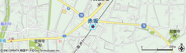 赤坂駅周辺の地図