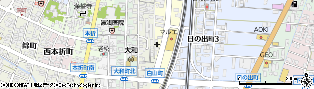 石川県小松市土居原町509周辺の地図