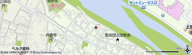 長野県上田市御所番外周辺の地図