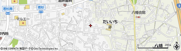石川県小松市若杉町（ヤ）周辺の地図