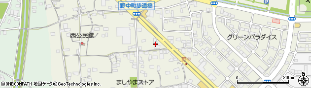 栃木県栃木市野中町205周辺の地図