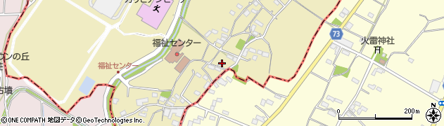 群馬県桐生市新里町野388周辺の地図