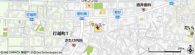 株式会社マルエー　若杉店周辺の地図