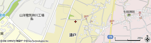 長野県上田市漆戸周辺の地図
