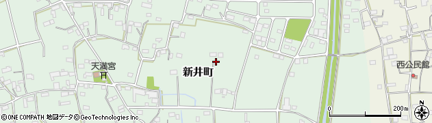 栃木県栃木市新井町周辺の地図