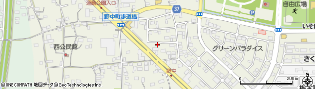 栃木県栃木市野中町1353周辺の地図