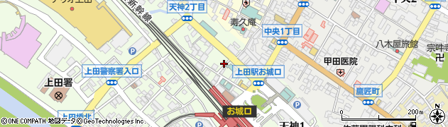 タリーズコーヒー 上田駅店周辺の地図