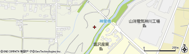 神川周辺の地図