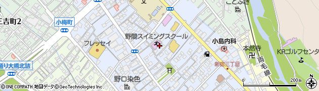 群馬県桐生市新宿周辺の地図