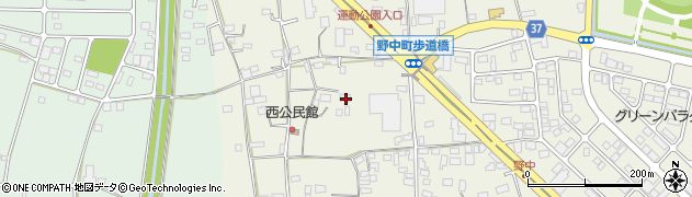 栃木県栃木市野中町366周辺の地図