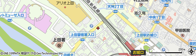 理容プラージュアリオ　上田前店周辺の地図