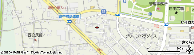 栃木県栃木市野中町1354周辺の地図