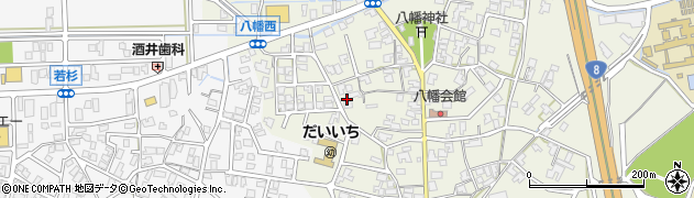 石川県小松市八幡庚周辺の地図