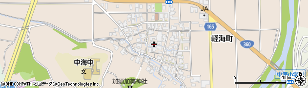 石川県小松市軽海町ヲ周辺の地図