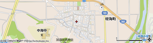石川県小松市軽海町（ヲ）周辺の地図