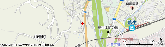 栃木県佐野市山菅町3443周辺の地図