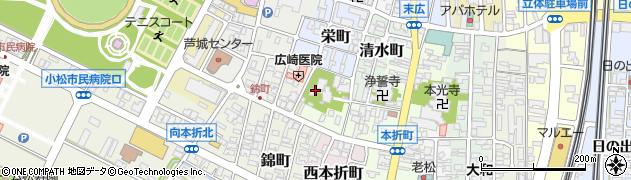 石川県小松市八日市町地方（カ）周辺の地図