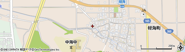 石川県小松市軽海町ハ周辺の地図