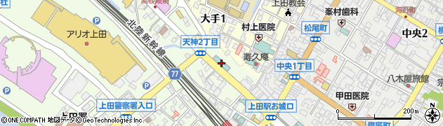 ホテルルートイングランド上田駅前周辺の地図