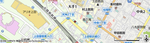 ホテルルートイングランド上田駅前周辺の地図