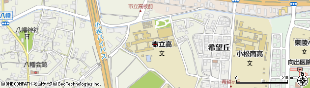 石川県小松市八幡（ト）周辺の地図