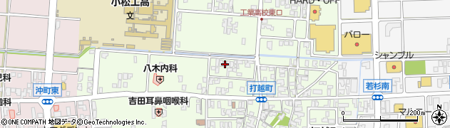 石川県小松市打越町乙124周辺の地図