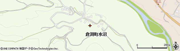 群馬県高崎市倉渕町水沼周辺の地図