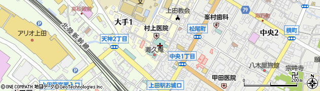 上田温泉ホテル祥園周辺の地図