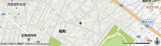 茨城県水戸市堀町1101周辺の地図