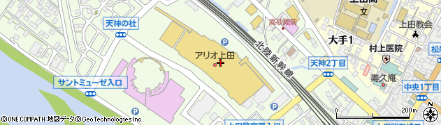 くまざわ書店上田店周辺の地図