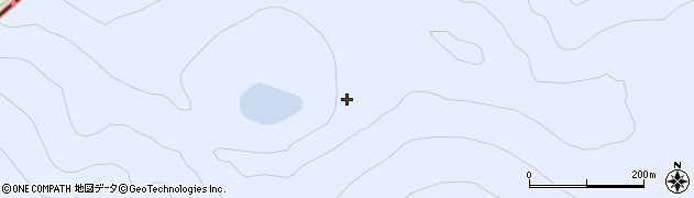 鷲羽池周辺の地図