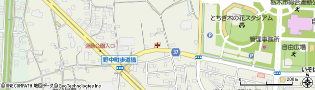 栃木県栃木市野中町526周辺の地図