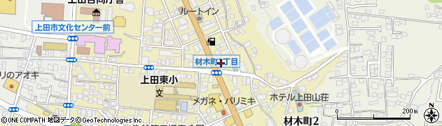 上田パークホテル周辺の地図